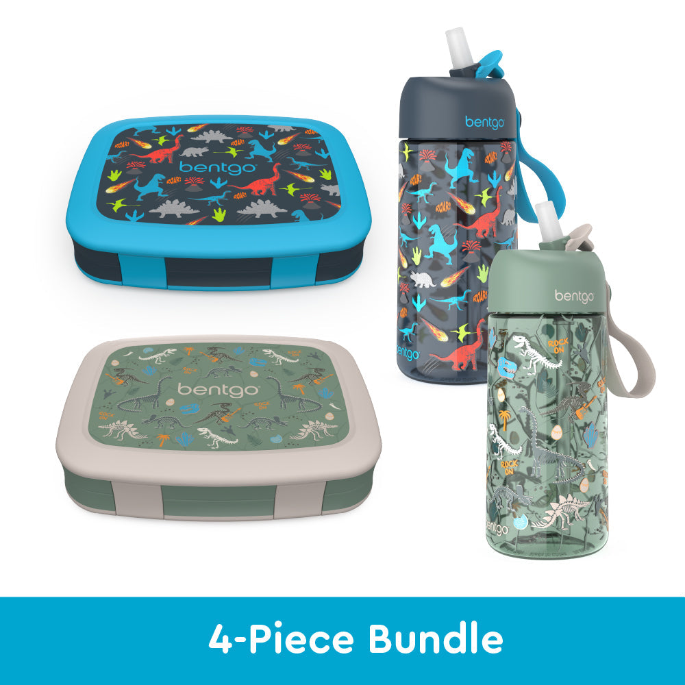 bentgo-kids-prints-lunch-boxes-and-water-bottles-n5 bentgo-lunch-box-bottle-bundle-dinsoaur-fossils-1.jpg